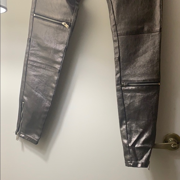 Zara Woman Metallic Jeans - Picture 2 of 4
